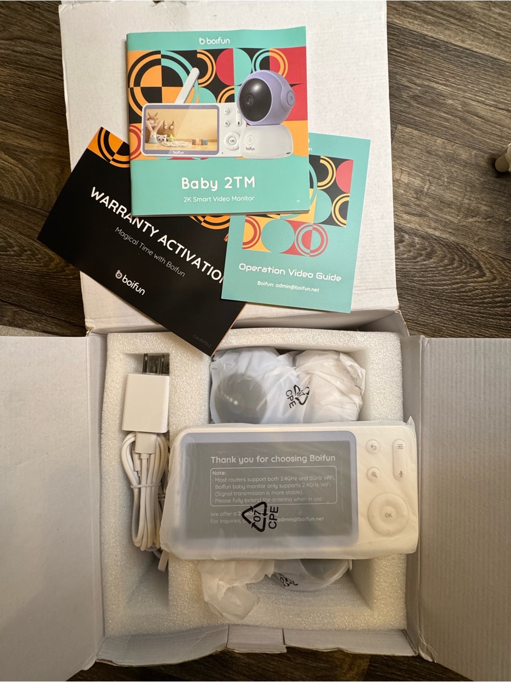 Baby 2TM 2K Smart Video Monitor — White